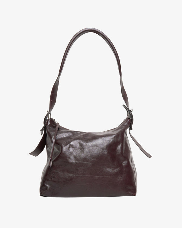 Lemaire - Men's Small Belted Hobo Bag - (Burgundy)