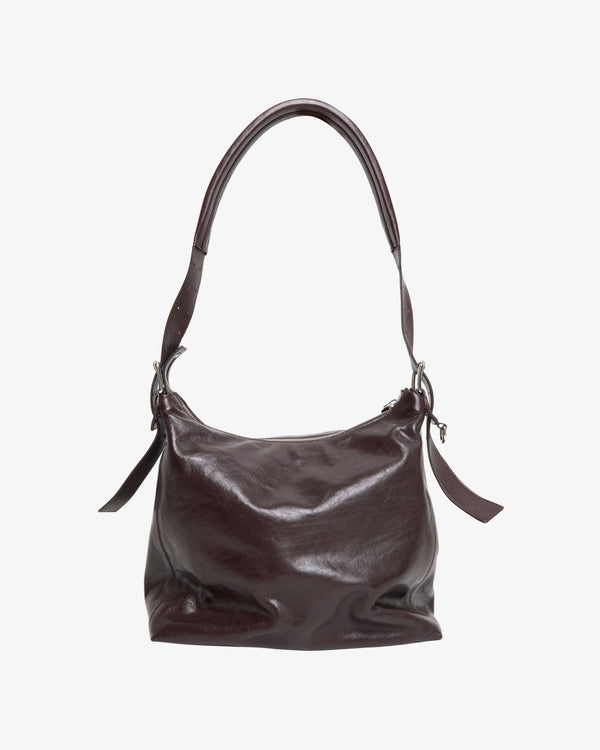 Lemaire - Men's Small Belted Hobo Bag - (Burgundy)