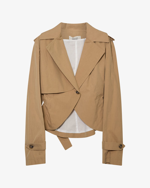 Renaissance Renaissance - Women's Anne Cropped Jacket - (Brown)