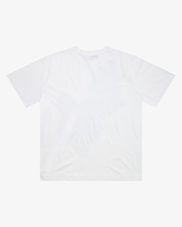 Simone Rocha_SIMONE ROCHA - Men's Rasterised Pressed Rosette Print T-Shirt - (White)_TEES