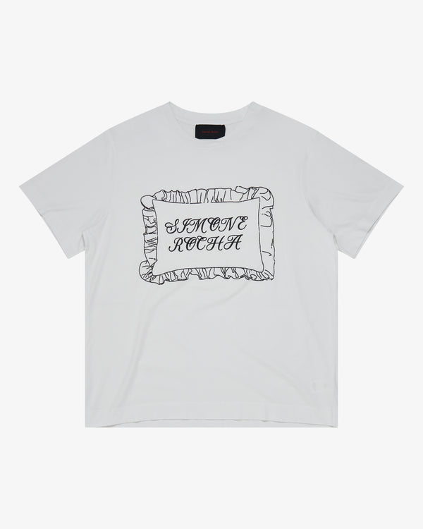 Simone Rocha_SIMONE ROCHA - Men's Pillowcase Logo Print T-Shirt - (White)_TEES