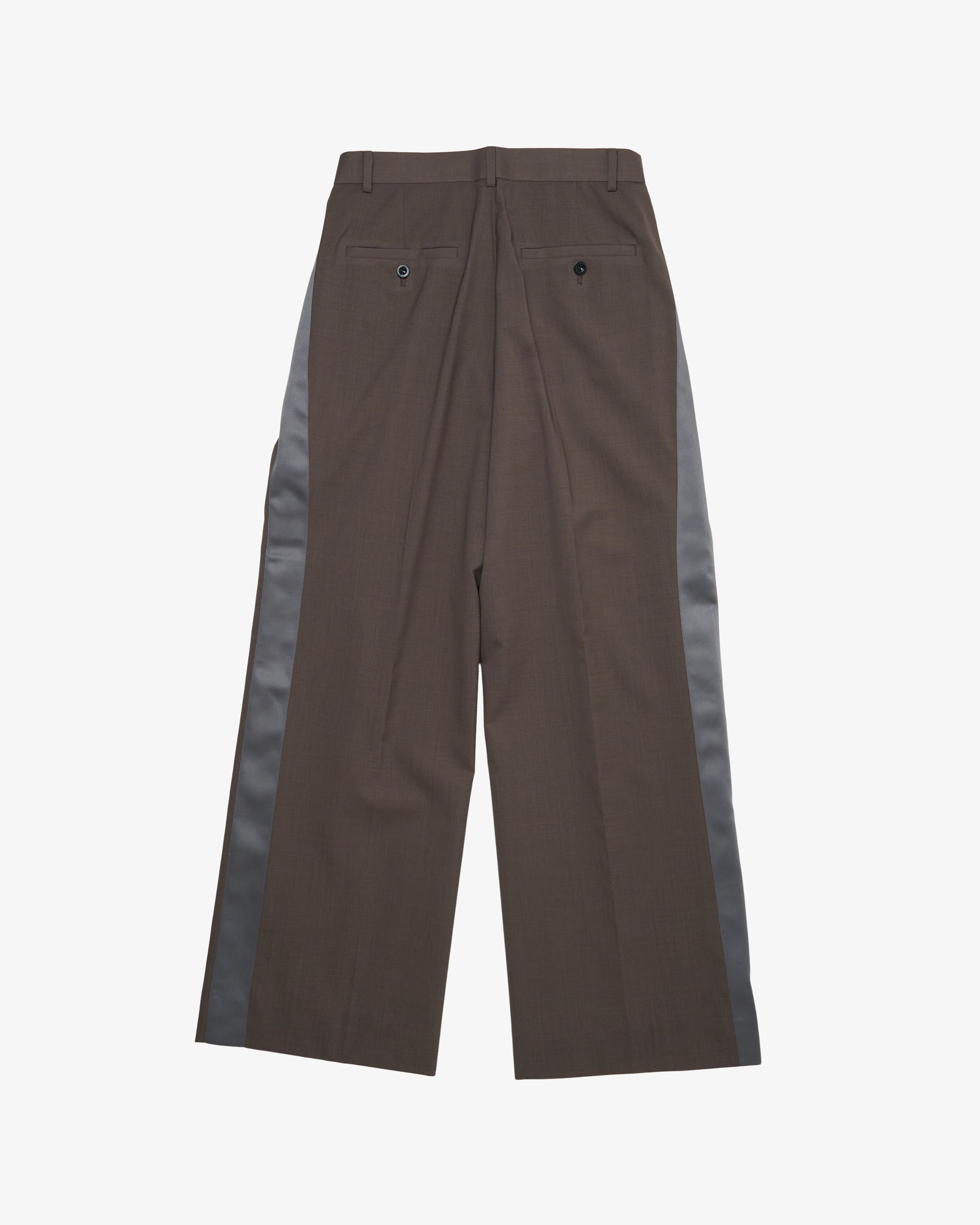 SACAI: Women's Wool Suiting Pants (Grey) | DSMS E-SHOP