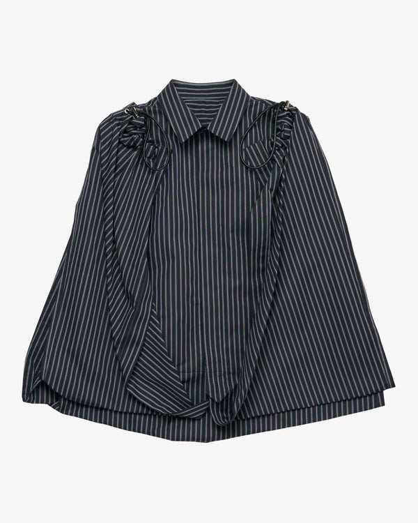 SACAI - Women's Poplin Shirt - (Navy)