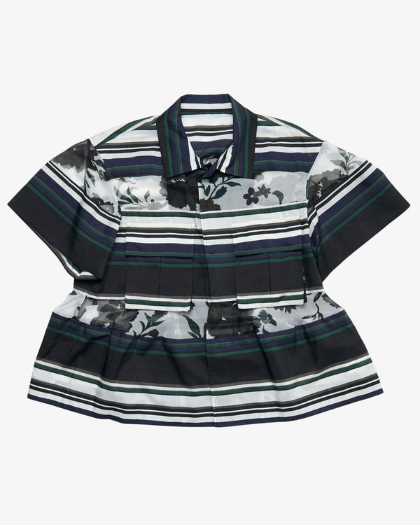SACAI - Women's Pattern Mix Shirt - (White)