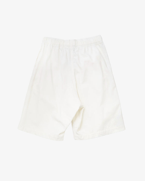 STUDIO NICHOLSON - Men's Patch Pocket Drawstring Short - (White)
