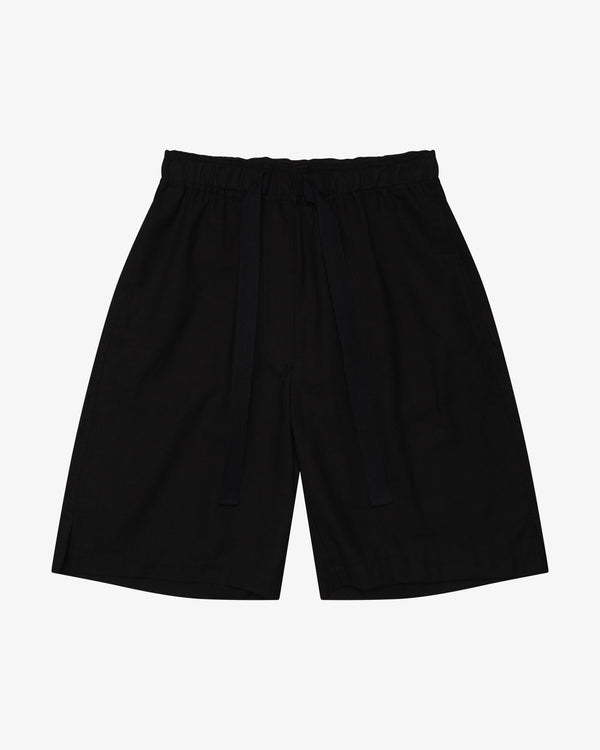 STUDIO NICHOLSON - Women's Shorts Elasticated Waist Short - (Black)