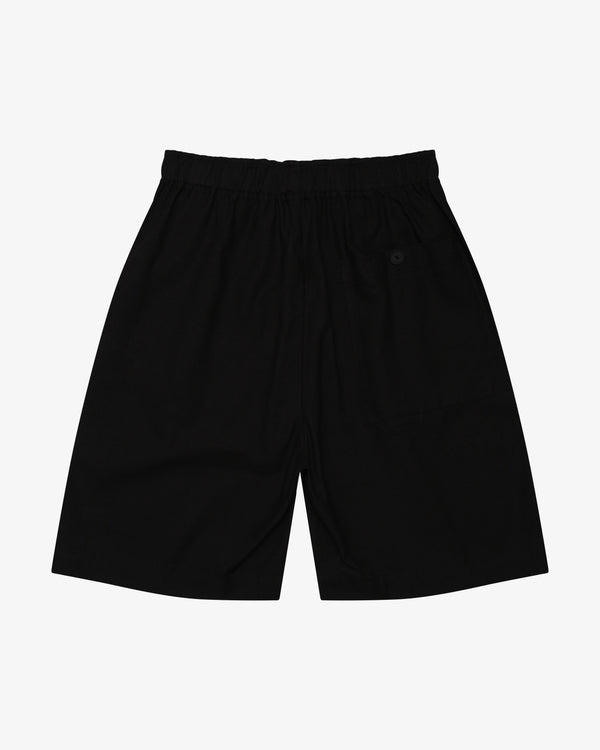 STUDIO NICHOLSON - Women's Shorts Elasticated Waist Short - (Black)