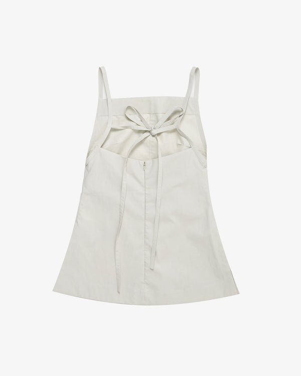 STUDIO NICHOLSON - Women's Tops Apron Top - (Natural)