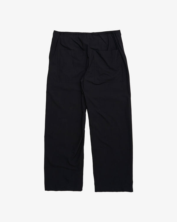 STUDIO NICHOLSON - Women's Pants Draw Cord Pant - (Black)