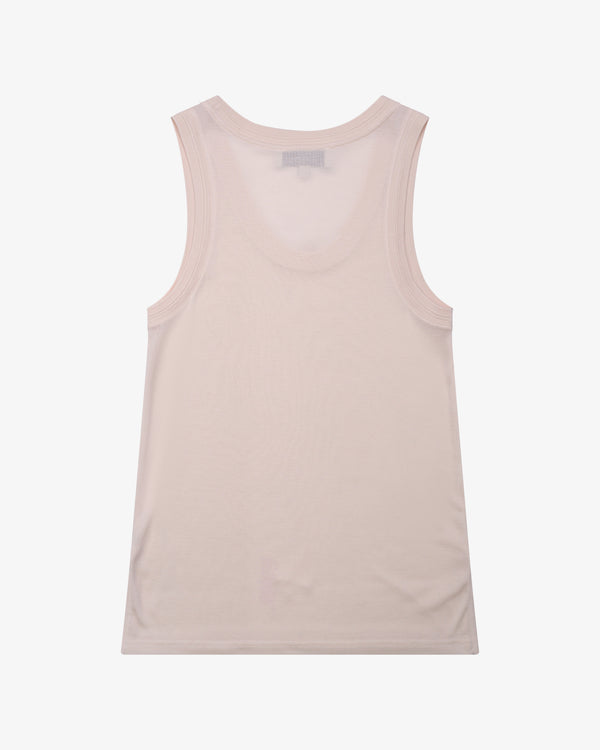 STUDIO NICHOLSON - Women's Jersey Scoop Neck Vest - (Cream)