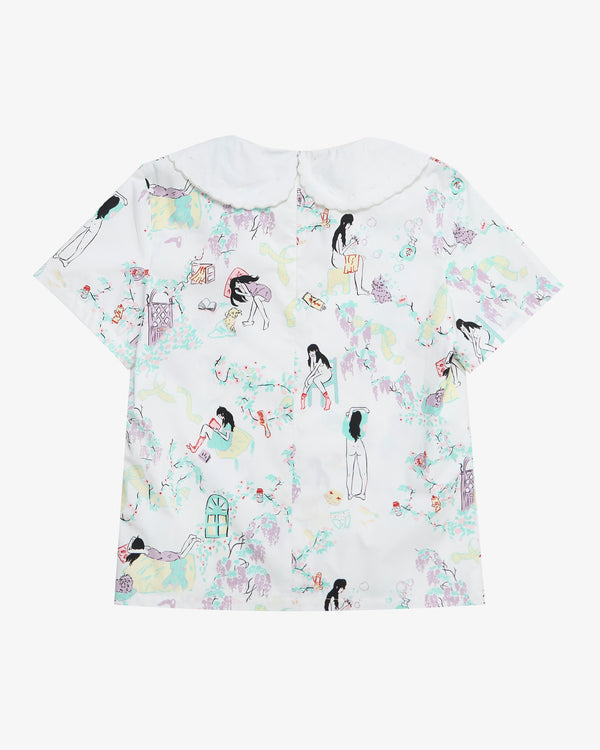 Ashley Williams - Women's Woven T-Shirt - (White)