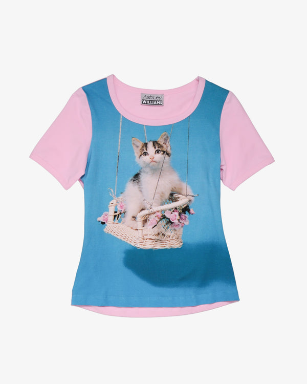 Ashley Williams - Women's Baby Tee - (Blue)