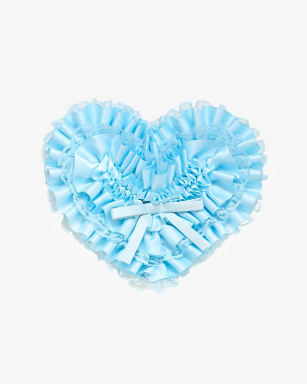 Ashley Williams - Women's Bow Heart Clutch Bag - (Blue)