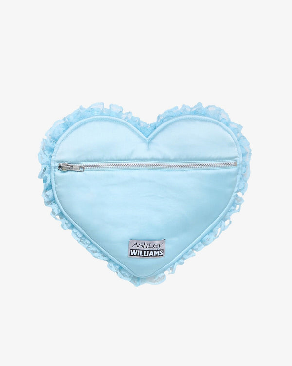 Ashley Williams - Women's Bow Heart Clutch Bag - (Blue)