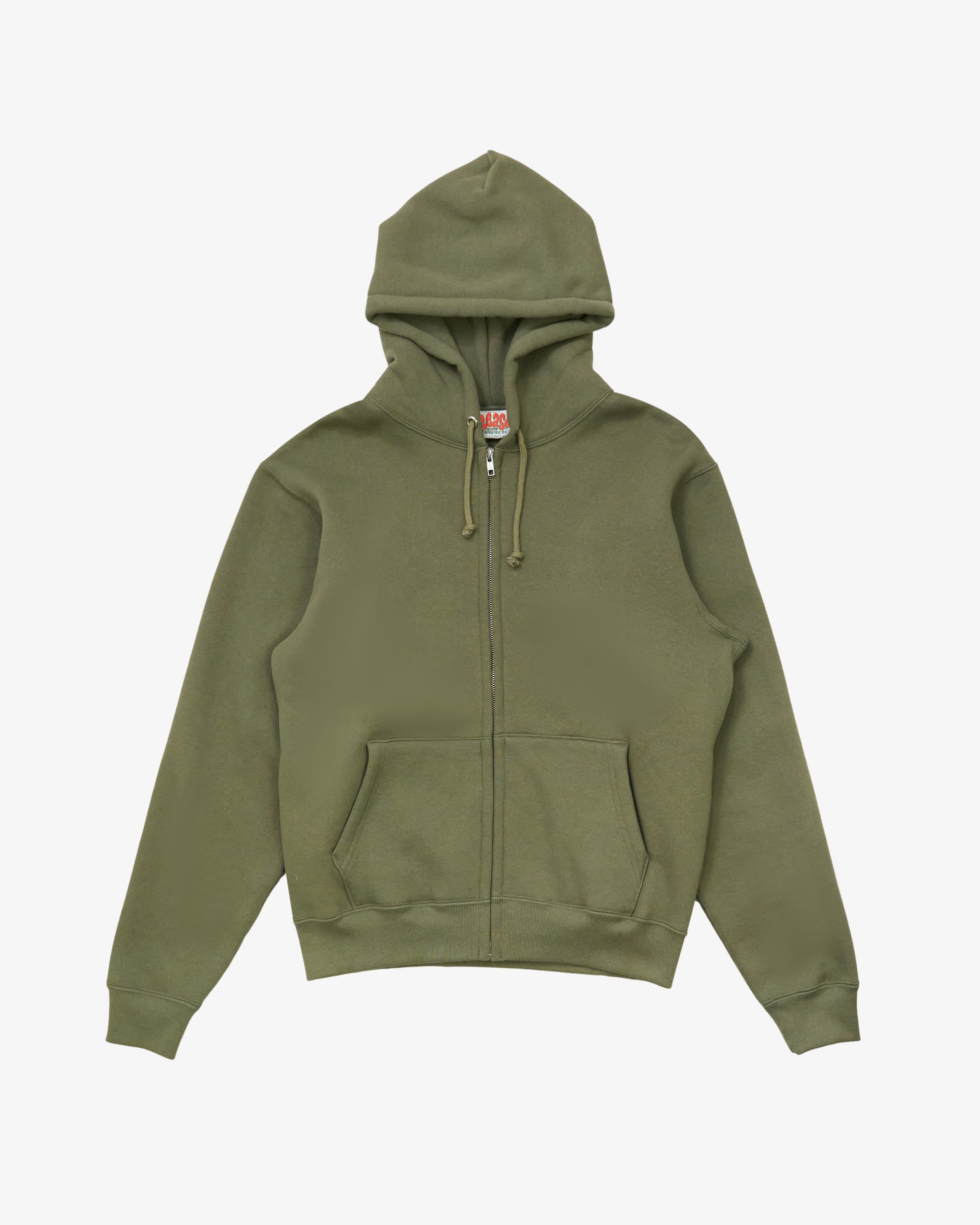 CEASE: Men's Standard Zip Hoodie (Olive) | DSMS E-SHOP
