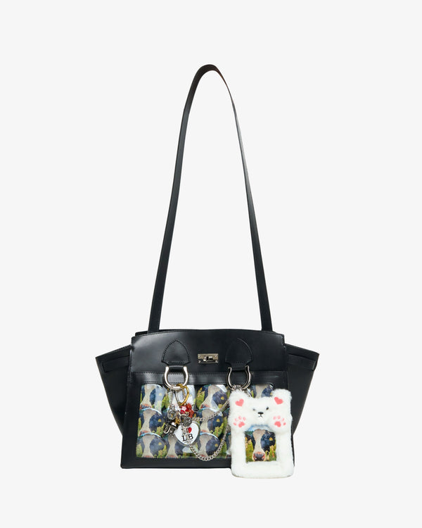 Doublet - Men's Leather "Ita" Shoulder Bag - (Black)