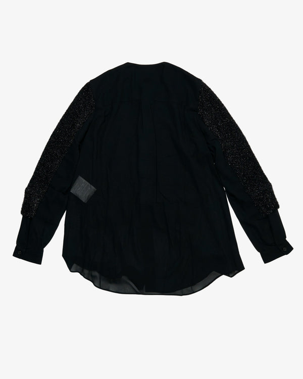 Noir Kei Ninomiya - Women's Lame Fur - (Black)