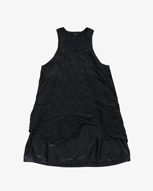 Black Comme des Garçons - Men's Asymmetrical Hem Dress - (Black)