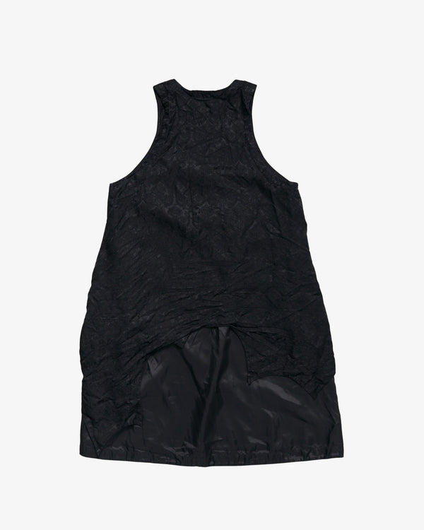 Black Comme des Garçons - Men's Asymmetrical Hem Dress - (Black)