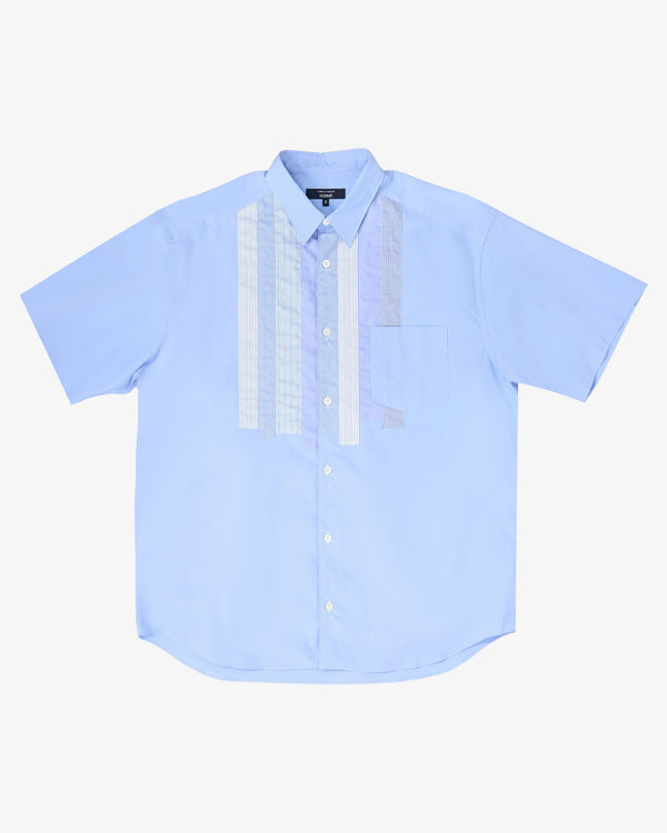 Comme des Garçons Homme - Men's Collar Detail Shirt - (Blue)