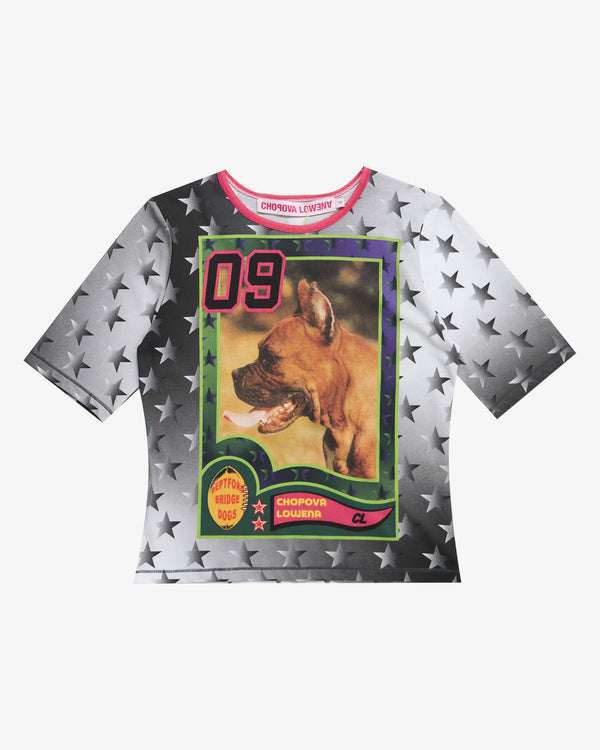 Chopova Lowena - Women's Deptford Dogs Short Sleeve Jersey Top - (Multi)