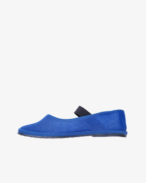 DROGHERIA CRIVELLINI_DROGHERIA CRIVELLINI - Women's Ballet Round Elastic - (Royal Blue)_FLAT SHOES