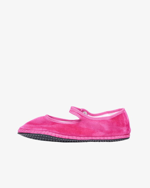 DROGHERIA CRIVELLINI_DROGHERIA CRIVELLINI - Women's Le Papusse Mary Jane - (Fushia)_FLAT SHOES