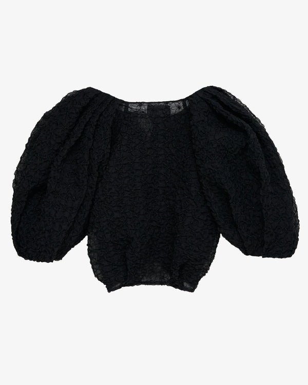 PAULINE DUJANCOURT - Women's Nina Flower Organza Jacket - (Black)