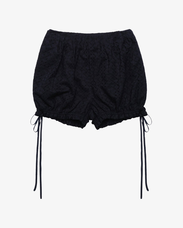 PAULINE DUJANCOURT - Women's Broderie Anglaise Bloomers - (Navy)