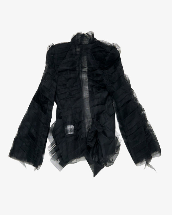 Matières Fécales - Women's Madame L. Tulle Blazer - (Black)