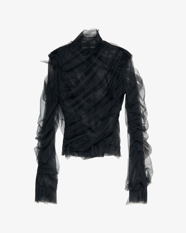 Matières Fécales - Women's Lola Tulle Top - (Black)