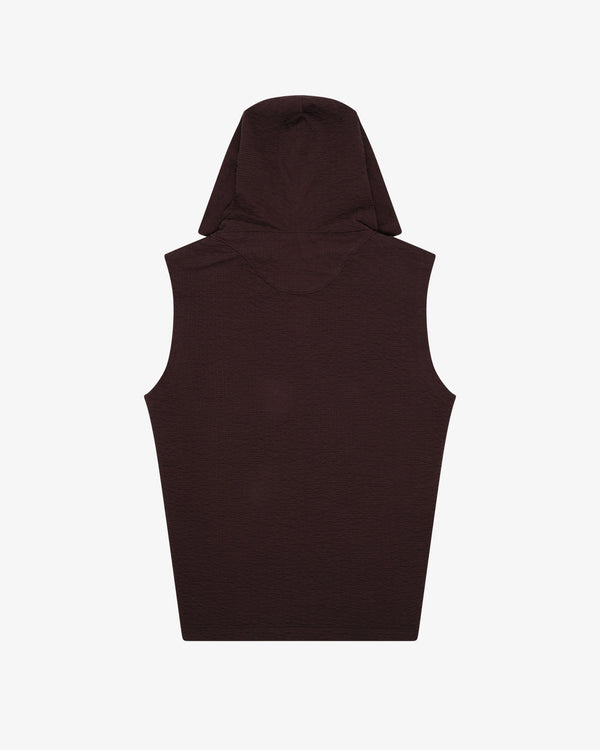 Craig Green_Craig Green - Men's Embroidered Linestitch Vest - (Brown)_VESTS
