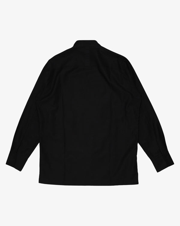 DERRICK_DERRICK - Men's Porter Zip Shirt - (Black)_SHIRTS