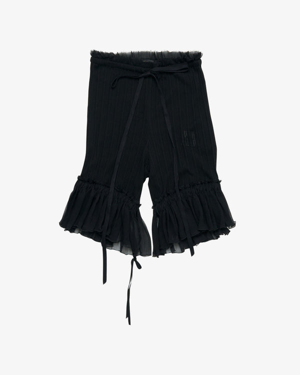 ANN DEMEULEMEESTER - Women's Nore Comfort Bicycle Shorts - (Black)
