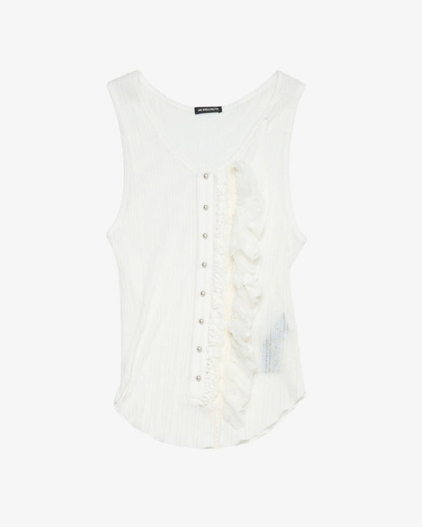 ANN DEMEULEMEESTER - Women's Rase Serafino Tank Top - (Off-White)