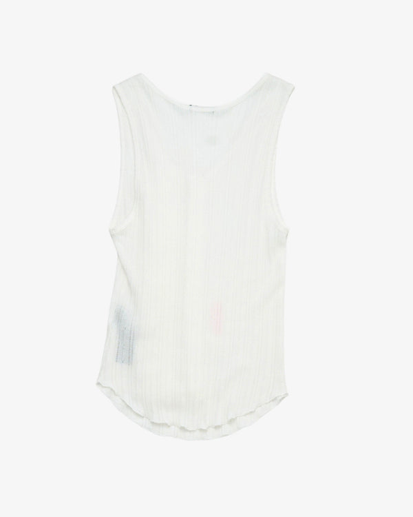 ANN DEMEULEMEESTER - Women's Rase Serafino Tank Top - (Off-White)