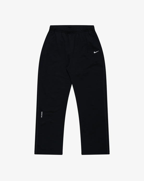 Nike_Nike - Men's Nocta  Fleece CS Open-Hem Tracksuit Bottoms - (FZ4675-010)_PANTS