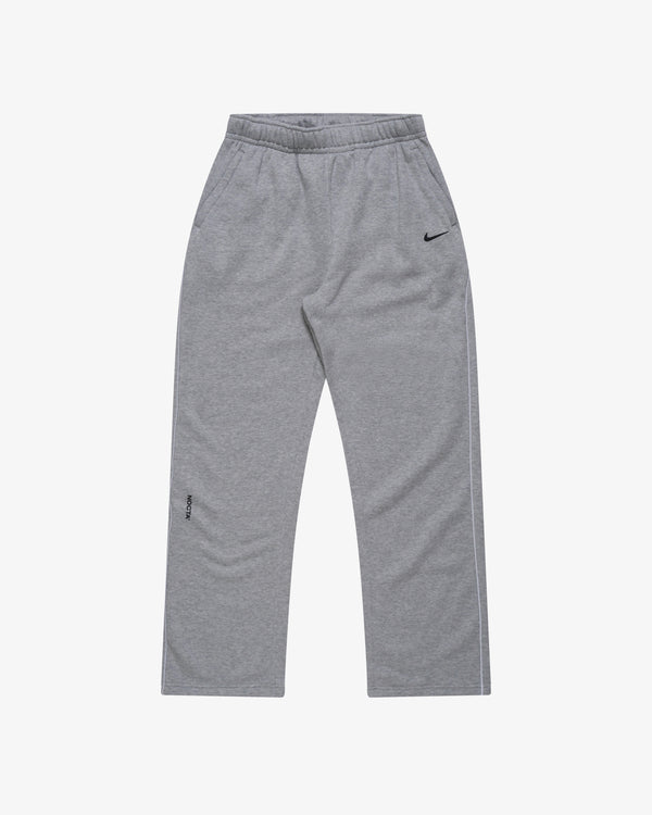 Nike - Men's Nocta  Fleece CS Open-Hem Tracksuit Bottoms - (FZ4675-063)
