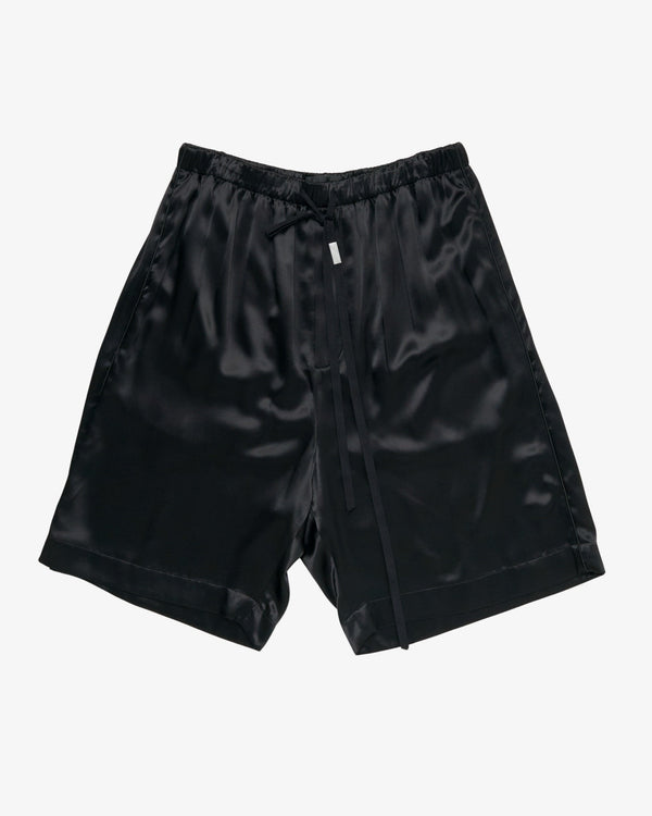 ANN DEMEULEMEESTER - Men's Raul Relaxed Lounge Bermuda - (Black)