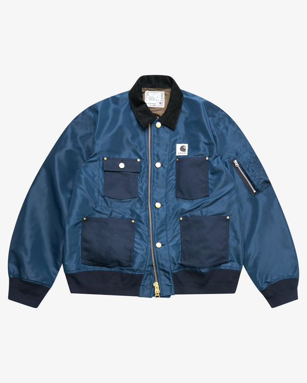 Sacai -  Men's Carhartt WIP Canvas Work Jacket - (Navy)