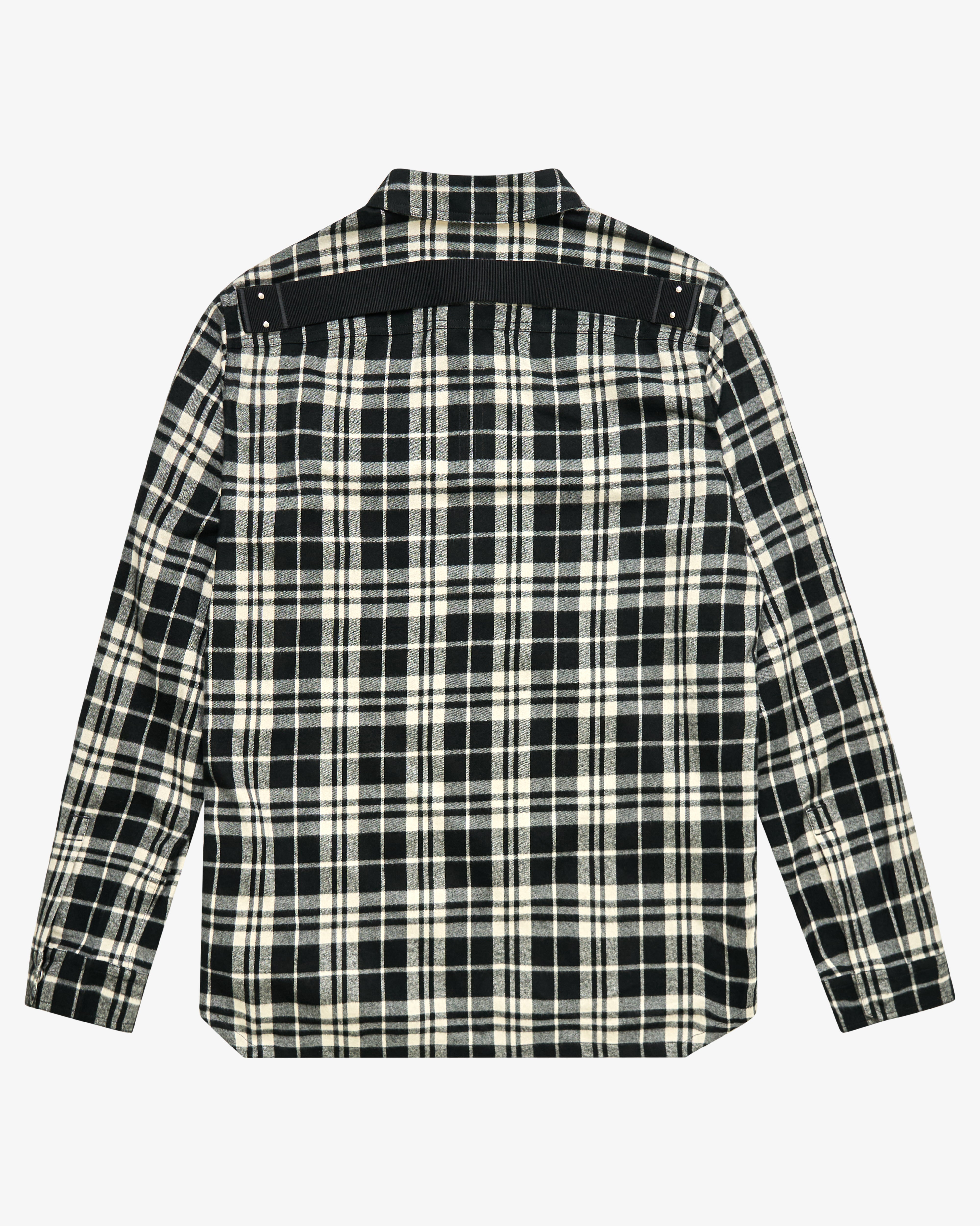 Rick Owens: Men's Outershirt (Plaid) | DSMS E-SHOP Rick Owens: Men's Outershirt (Plaid) | DSMS E-SHOP