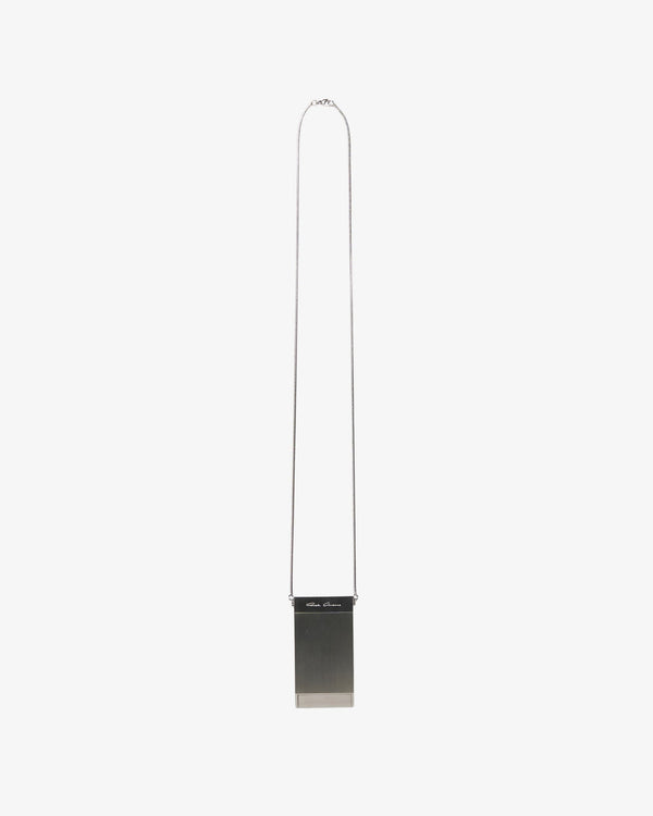 RICK OWENS - Men's Portable Ashtray Charm - (Silver)