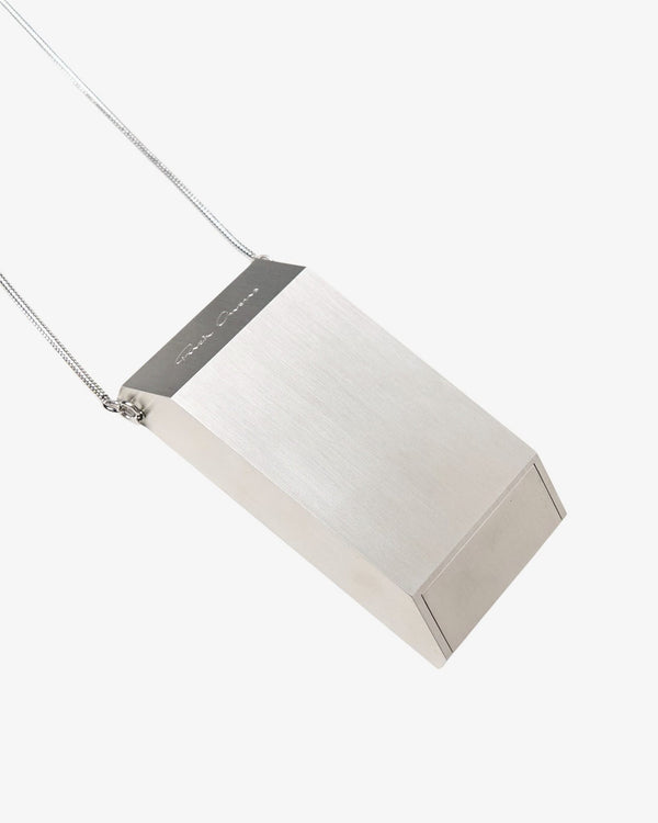 RICK OWENS - Men's Portable Ashtray Charm - (Silver)
