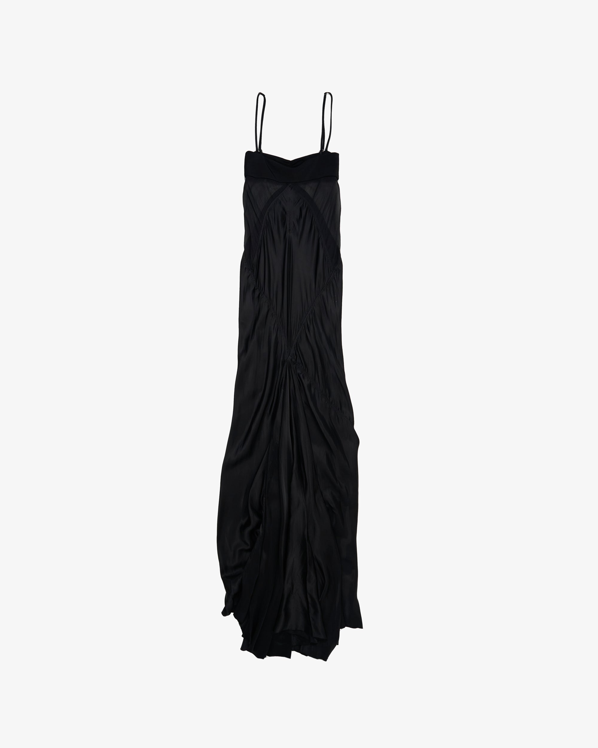 RICK OWENS: Women's Combo Slip Gown (Black) RICK OWENS: Women's Combo Slip Gown (Black)