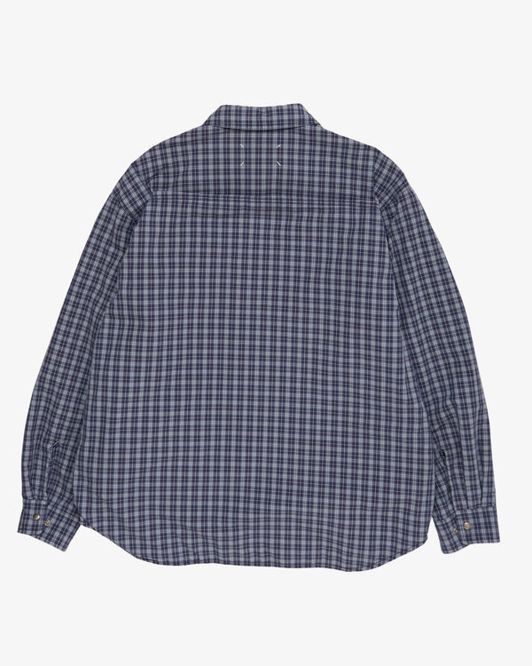 Maison Margiela - Men's Long-Sleeved Shirt - (Blue)