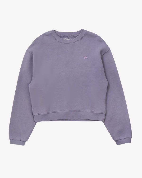 ERL - Men's Script Crewneck Sweatshirt Knit - (Purple)