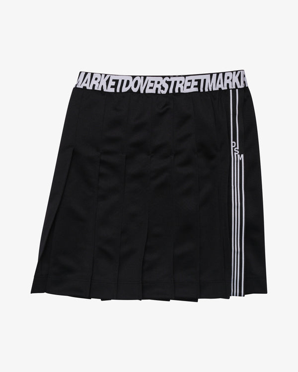 DSM Kei Ninomiya - Pleated Skirt Polyester Jersey Knit - (Black)