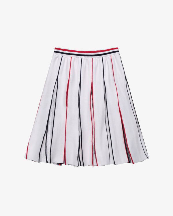 Thom Browne - Women's Crochet Stitch Variegated Stripe Skirt - (Stripes)