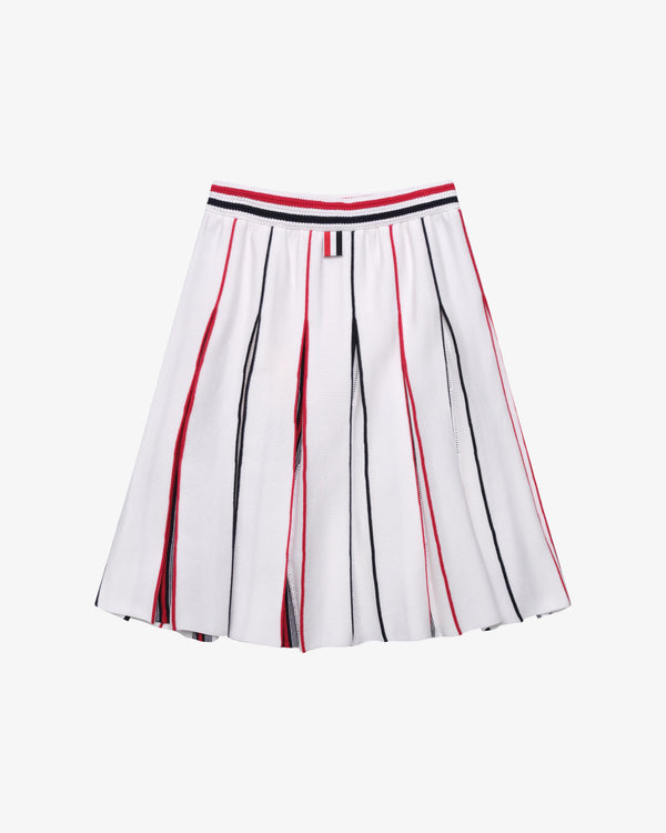 Thom Browne - Women's Crochet Stitch Variegated Stripe Skirt - (Stripes)