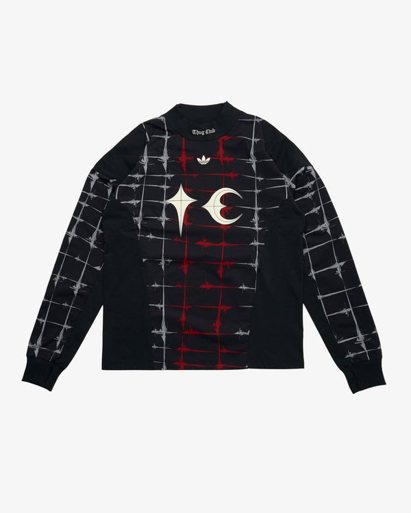 Adidas - Men's Thug Club Goalie T-Shirt Long Sleeve - (Black)